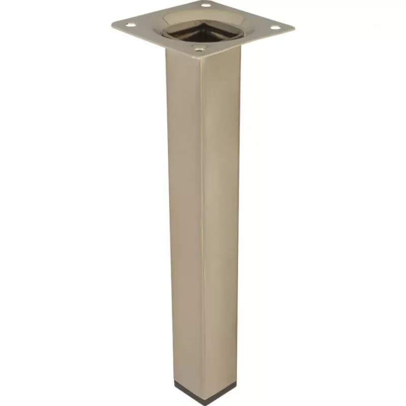 Štvorcová nábytková noha 20 cm inox 1