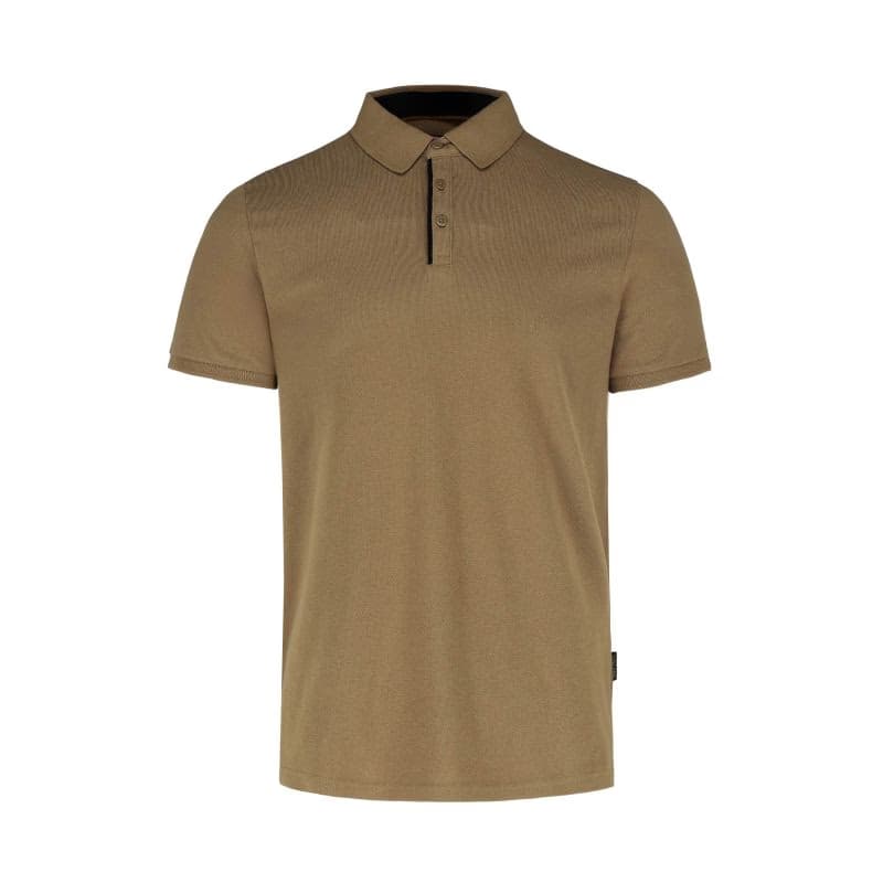 Pánske polo tričko s krátkym rukávom VOLCANO O-MOLTI-BEIGE 4