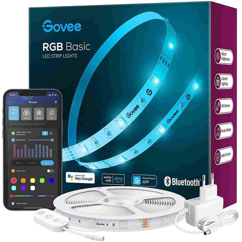 Govee WiFi RGB Smart LED pásik 5m 1