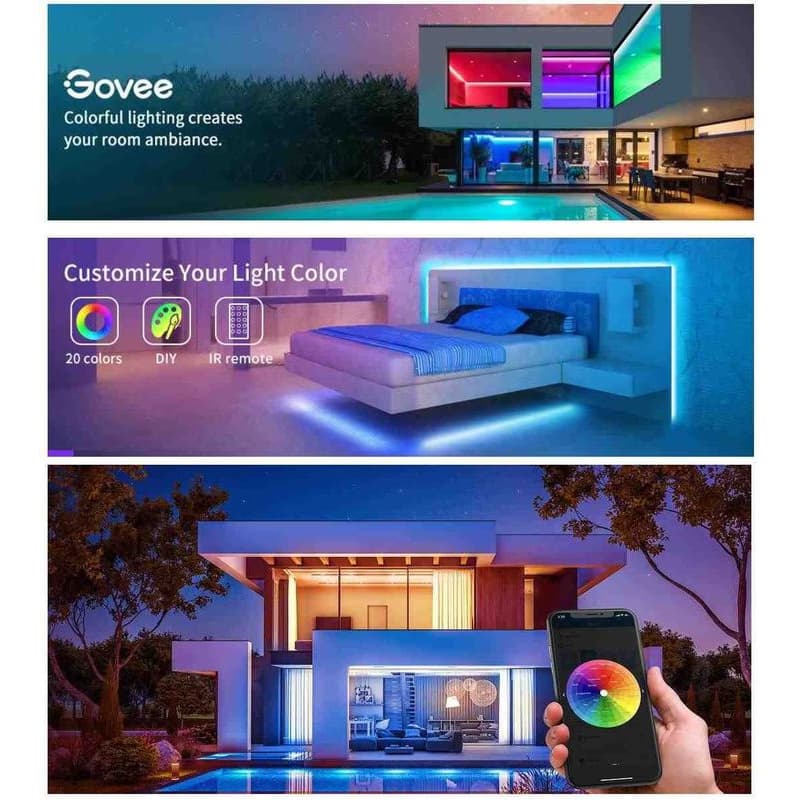 Govee WiFi RGB Smart LED pásik 5m 4