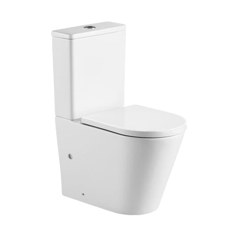 Mereo WC kombi, vario odpad, kapotované, Smart Flush RIMLESS, keramické, vr. sedátka VSD91T2 1