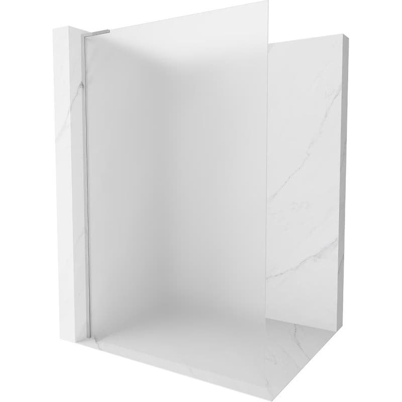 MEXEN/S - Kioto L Sprchová zástena WALK-IN 80 x 200, dekor, chróm 800-080-103-01-30