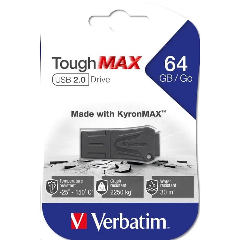 VERBATIM ToughMAX USB 2.0 Drive 64GB 6