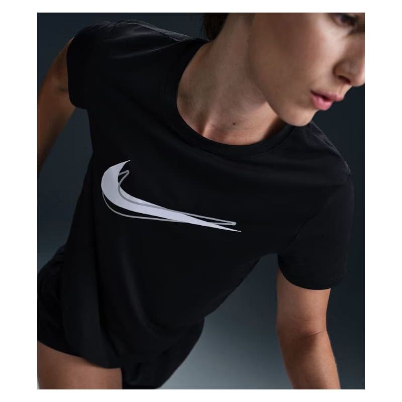 Dámske bežecké tričko s krátkym rukávom NIKE W NK ONE SWSH HBR DF SS TOP 2