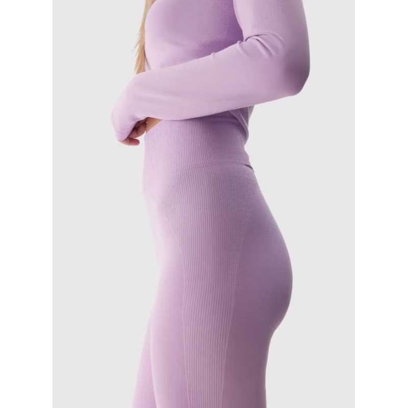 Dámske termo nohavice 4F SEAMLESS UNDERWEAR-WAW24USEAF153-52S-LIGHT VIOLET 2