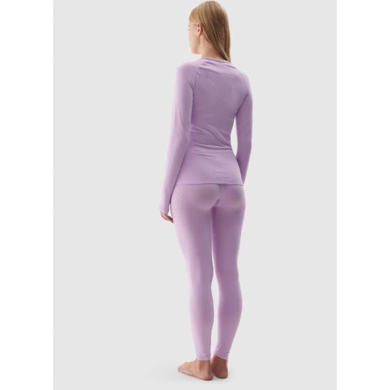 Dámske termo nohavice 4F SEAMLESS UNDERWEAR-WAW24USEAF153-52S-LIGHT VIOLET 4