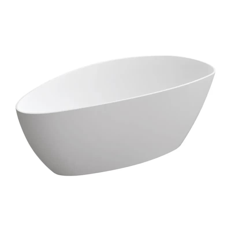 OMNIRES - BARCELONA M+vpne stojaca vaňa, 156 x 71 cm, biela mat BARCELONA156BM 4