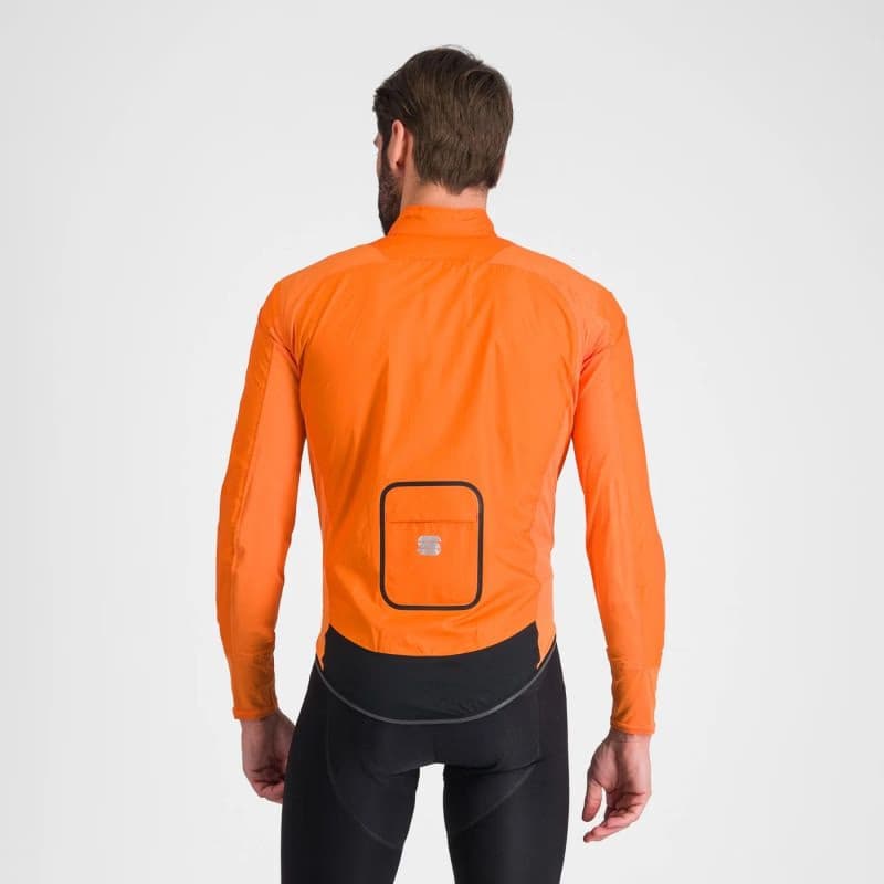 Pánska cyklistická bunda SPORTFUL Hot pack no rain jacket, orange sdr 3