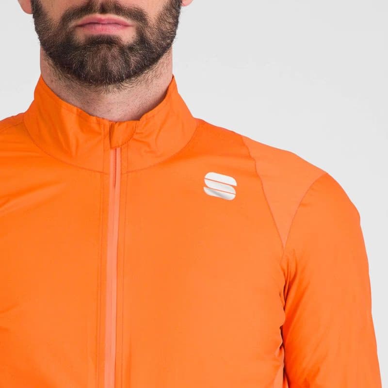 Pánska cyklistická bunda SPORTFUL Hot pack no rain jacket, orange sdr 5