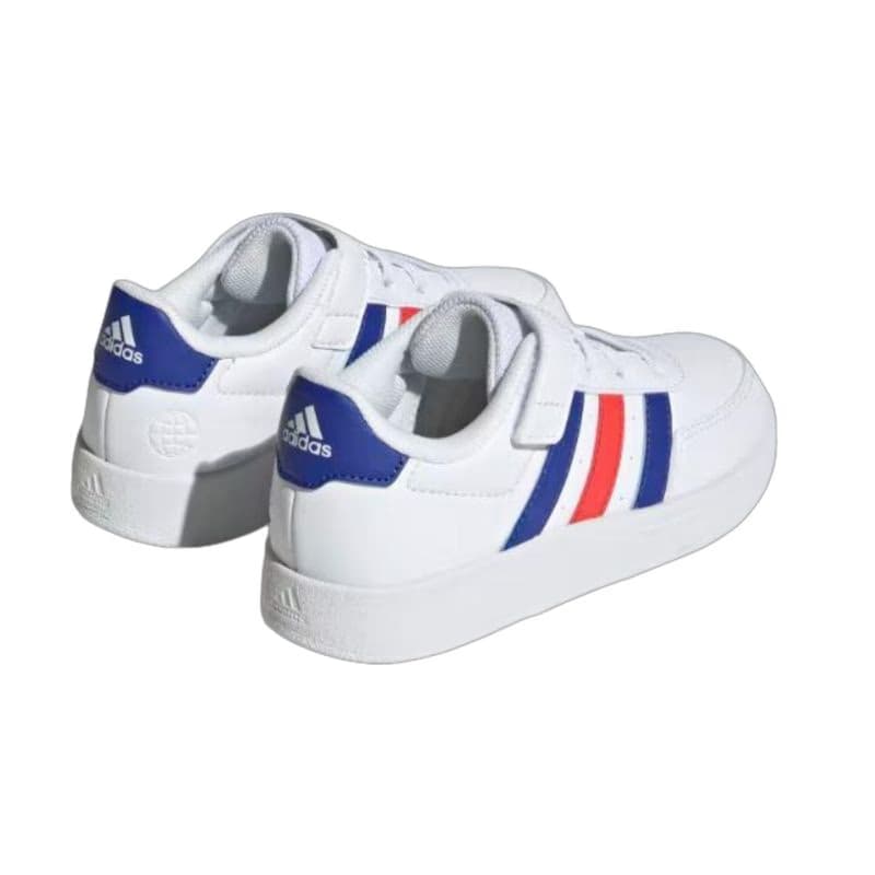 Chlapčenská rekreačná obuv ADIDAS Breaknet 2.0 K cloud white lucid blue bright red 5