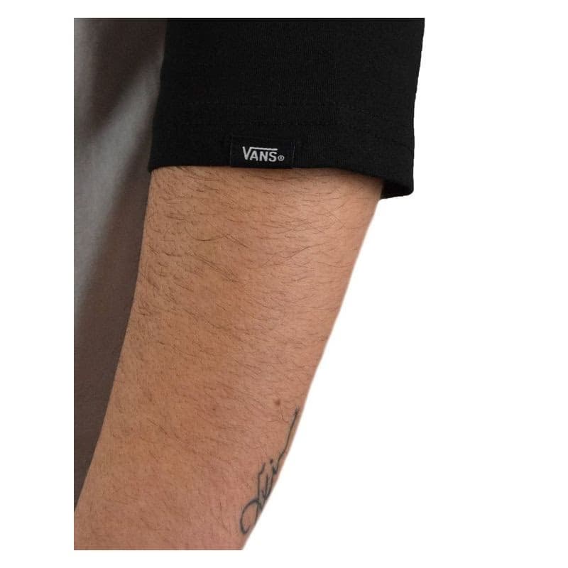 Pánske tričko s krátkym rukávom VANS CLASSIC RAGLAN-WHITE-BLACK 3