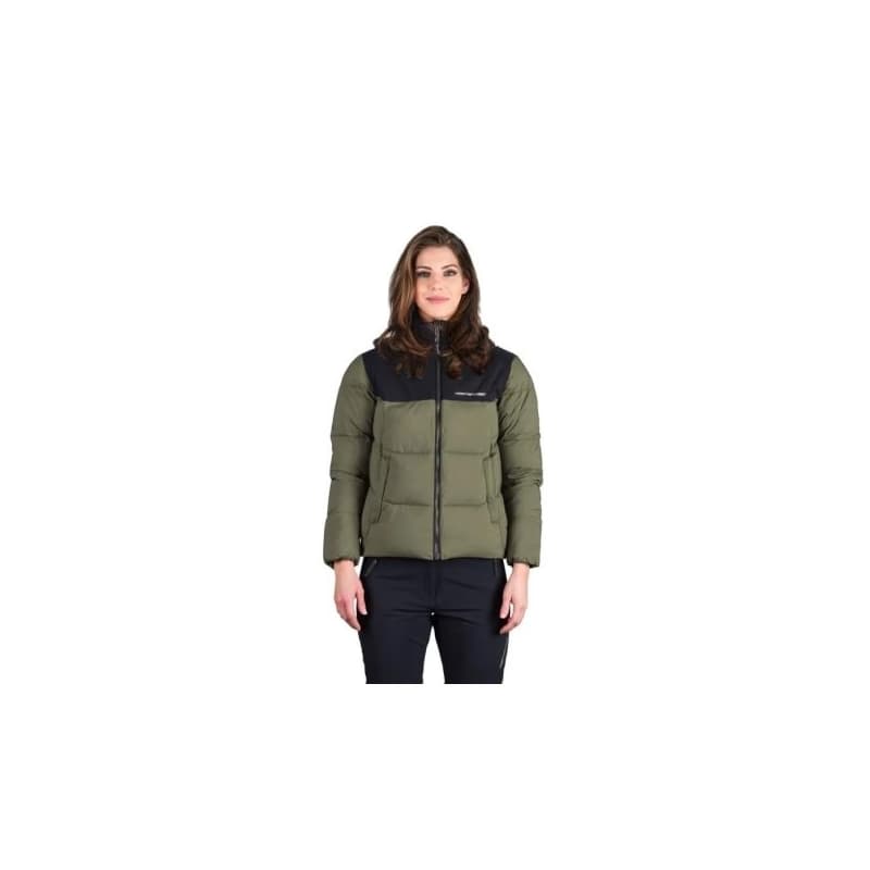 Dámska turistická bunda NORTHFINDER MINDI-550blackdarkgreen