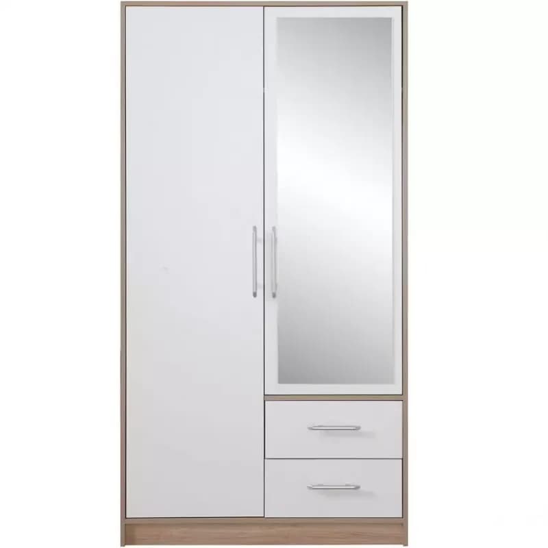 Skriňa Smart SRl3 100 cm dub sonoma/biela 1