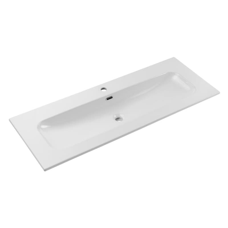 ArtCom Keramické umývadlo FLY 120 | biely lesk 120 cm 1