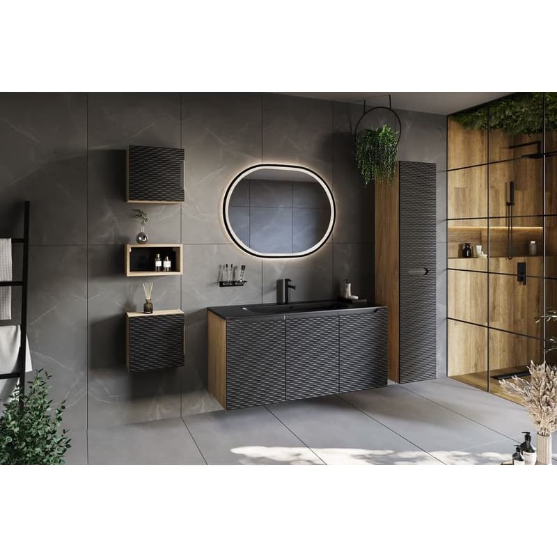 ArtCom Skrinka pod umývadlo OCEAN Black 82-80-2S | 80 cm 4