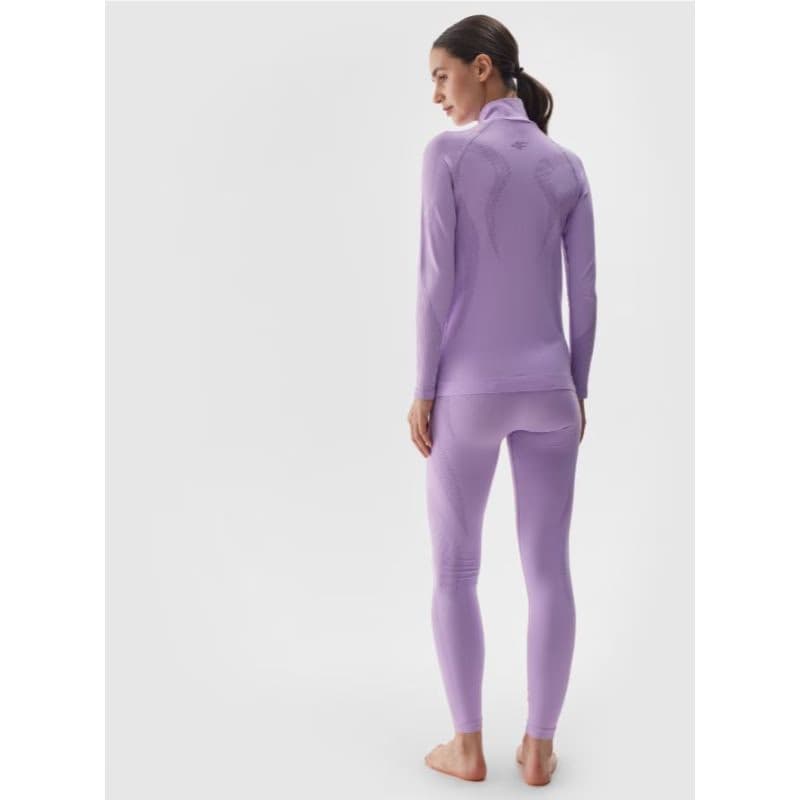 Dámske termo nohavice 4F SEAMLESS UNDERWEAR-WAW24USEAF159-52S-LIGHT VIOLET 4