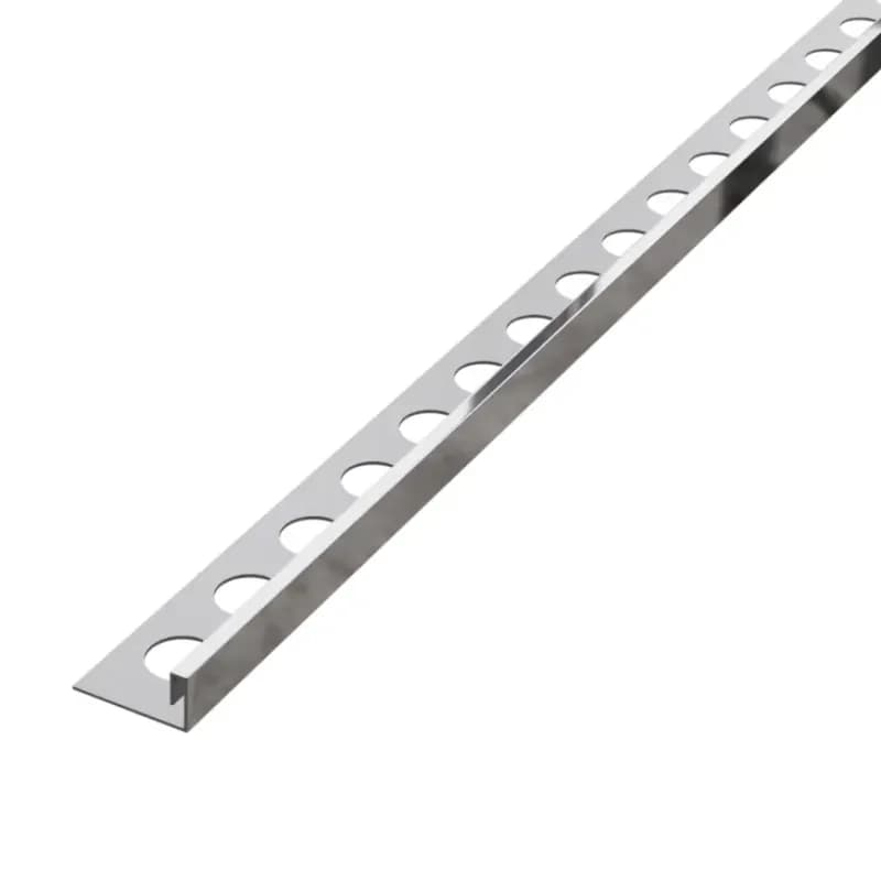 Rohový profil JS 10,5 mm x 270 cm strieborný lesk