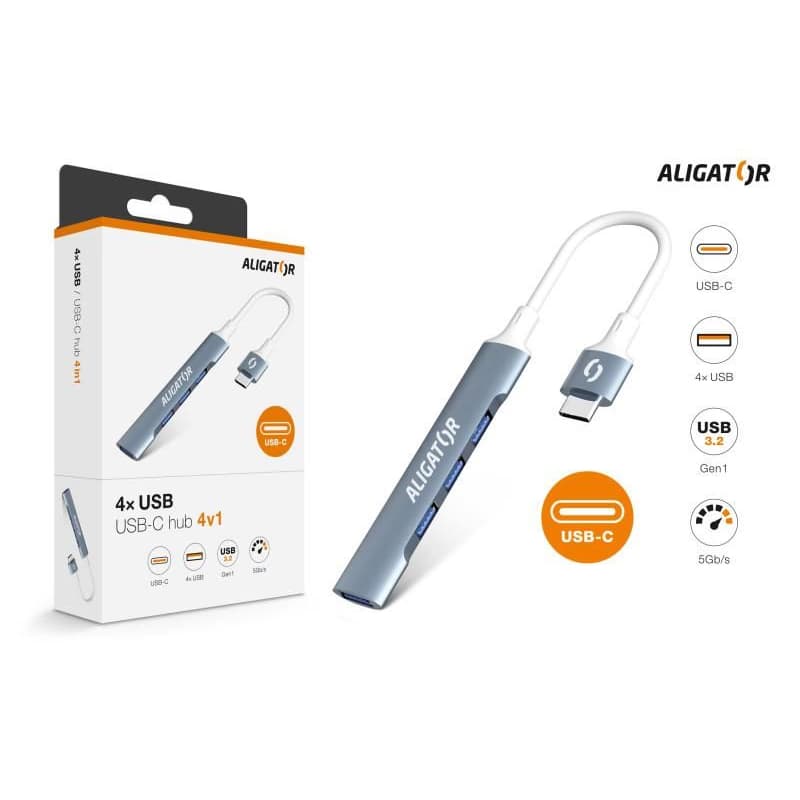 Aligator Hub USB-C / 4x USB 1