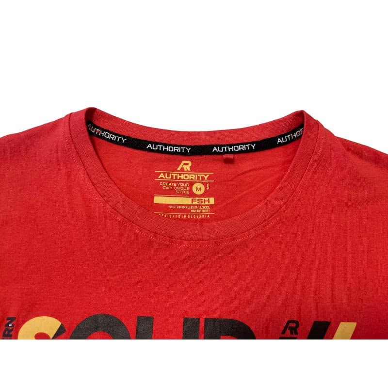 Pánske tričko s krátkym rukávom AUTHORITY T-SOLID M red 3