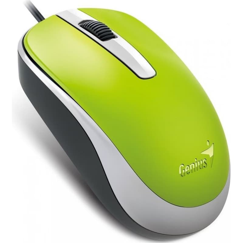 GENIUS myš DX-120, drôtová, 1200 dpi, USB, zelená 2