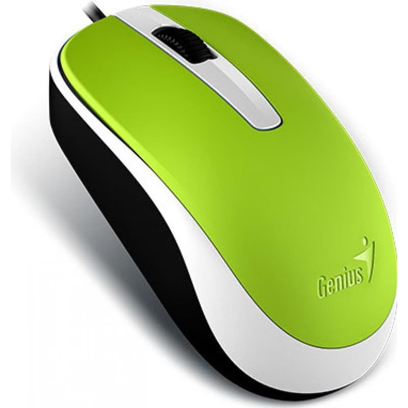 GENIUS myš DX-120, drôtová, 1200 dpi, USB, zelená 3
