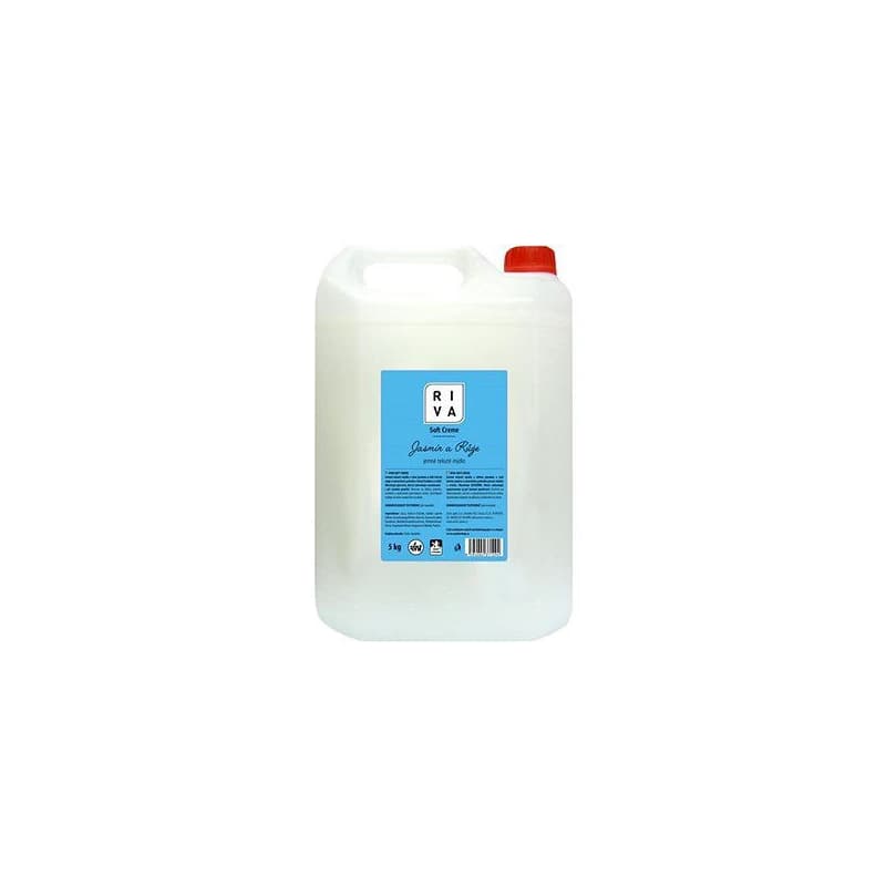 Mydlo tekuté Riva soft creme ibištek a ruža 5L 1