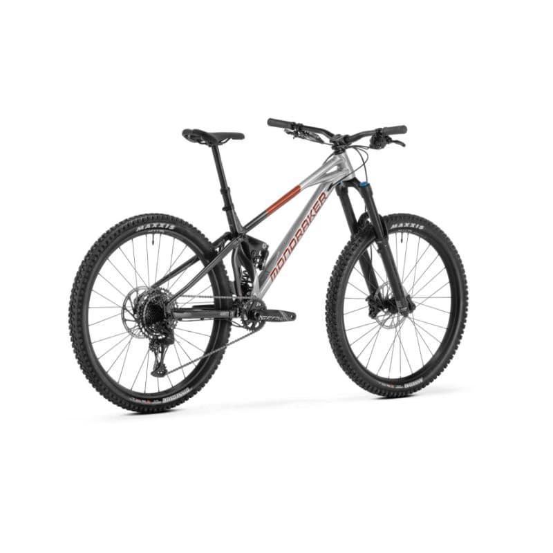 Horský bicykel MONDRAKER Superfoxy, racing silver vortex grey earth red 3