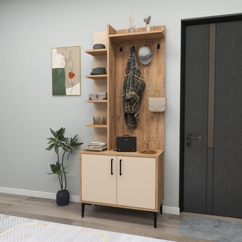 Predsieňová stena Julendor - Atlantic Pine, Beige 1
