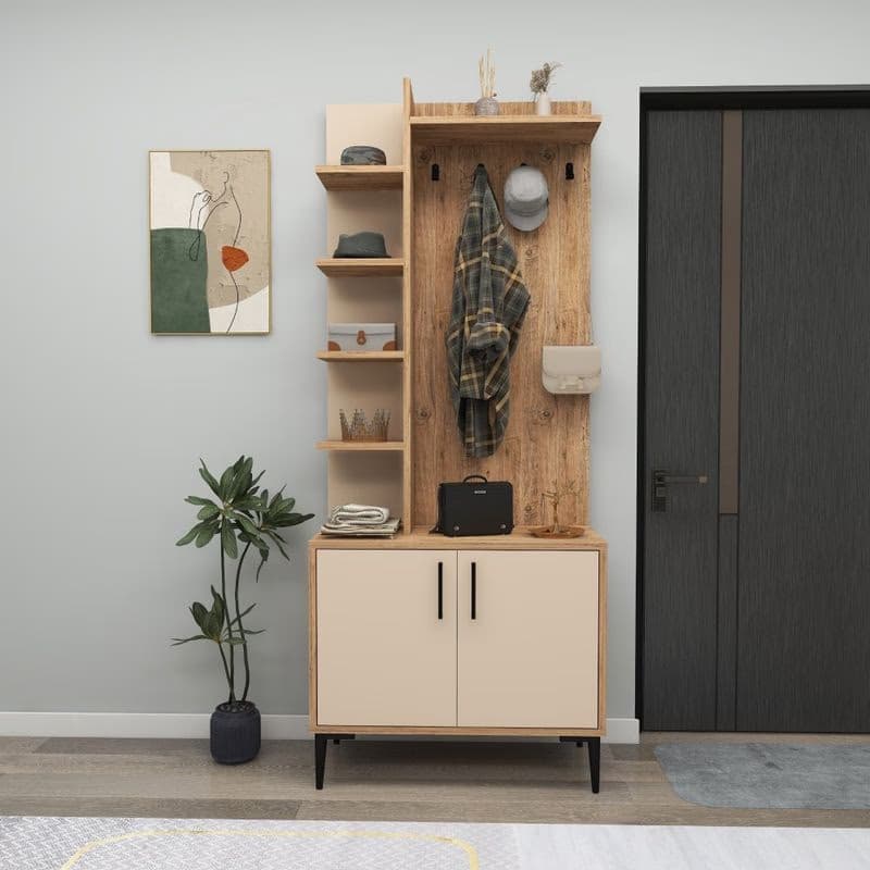 Predsieňová stena Julendor - Atlantic Pine, Beige 5