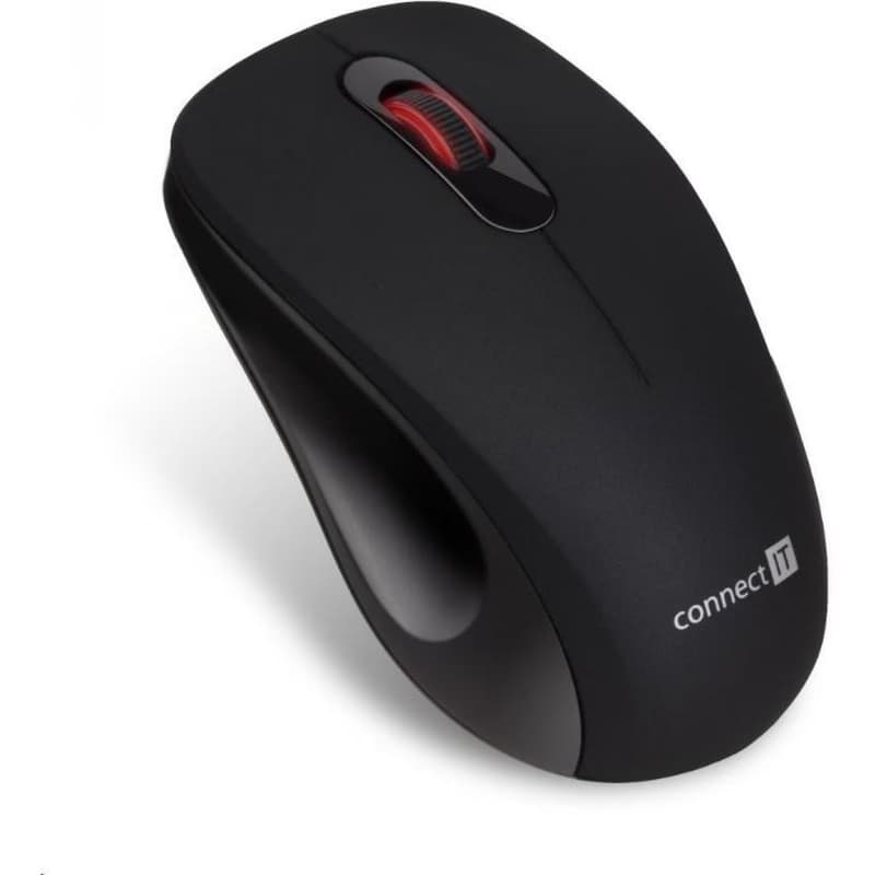 CONNECT IT "MUTE" bezdrôtová optická tichá myš, USB, (+ 1x AA batéria zadarmo), čierna 2