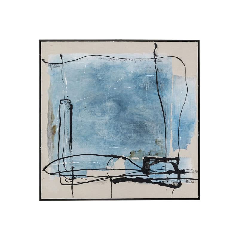 Dust obraz modrý 100x100 cm 1