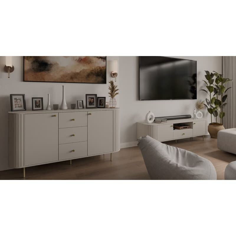 ArtLemp TV stolík VAOLIA 2F | pieskovo béžová 2