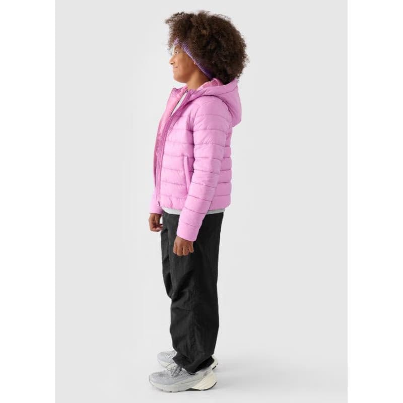 Dievčenská bunda 4F JUNIOR DOWN JACKET-JWAW24TDJAF449-54S-PINK 6