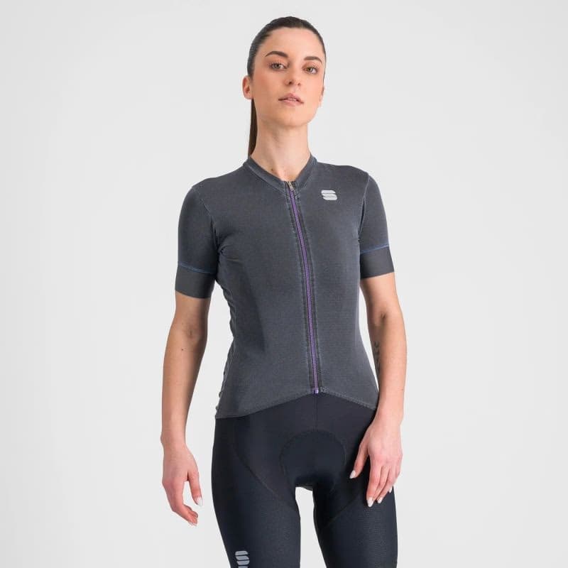 Dámsky cyklistický dres s krátkym rukávom SPORTFUL Monocrom w jersey, anthracite 2