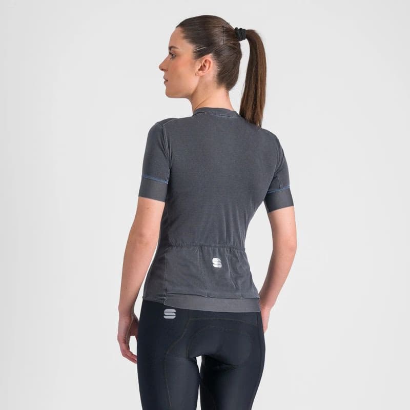 Dámsky cyklistický dres s krátkym rukávom SPORTFUL Monocrom w jersey, anthracite 3