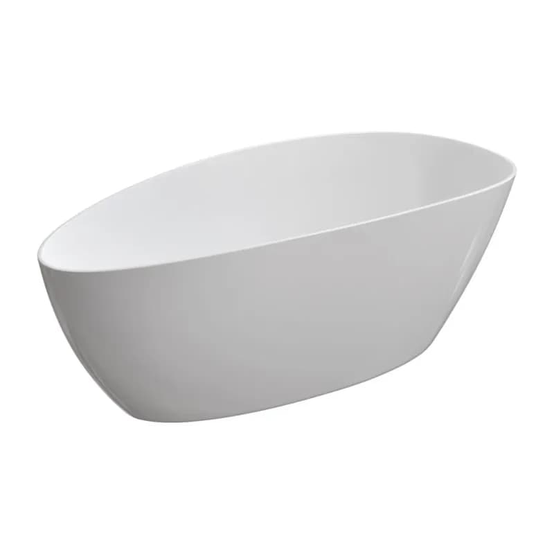 OMNIRES - BARCELONA M+ voľne stojaca vaňa, 170 x 77 cm, biely lesk BARCELONAXLBP 4