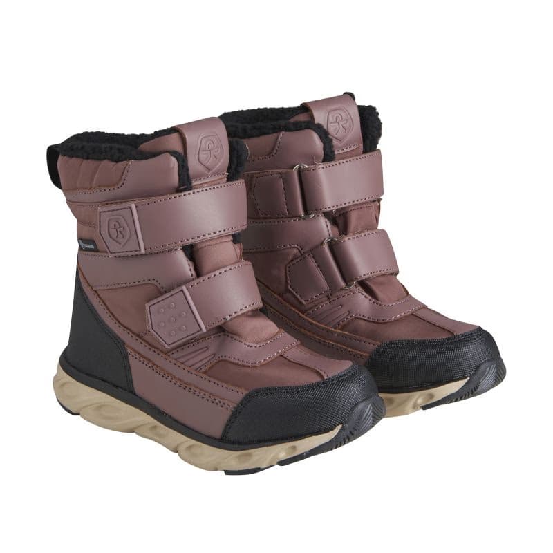 Dievčenské vysoké zimné topánky COLOR KIDS Boots high cut w.2 WP marron 2