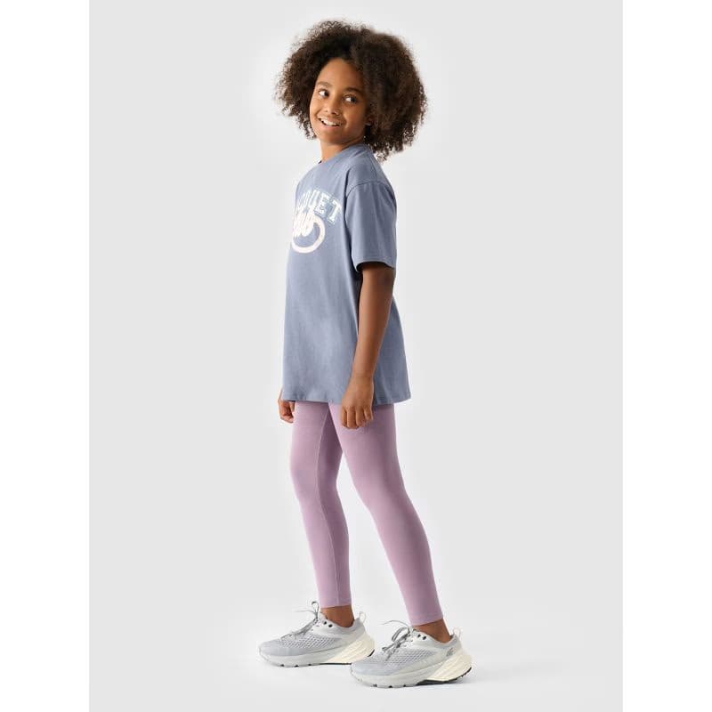 Dievčenské legíny 4F JUNIOR TIGHTS-JWMM00TTIGF178-51S-VIOLET 3