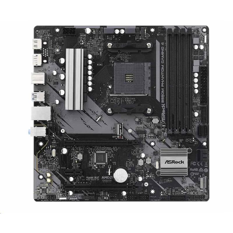 ASRock MB Sc AM4 B550 PHANTOM GAMING 4, AMD B550, 4xDDR4, 1xDP, 1xHDMI, mATX 2