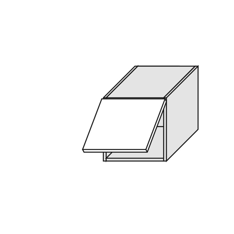 ArtExt Kuchynská skrinka horná FLORENCE lesk | W4B 30 Farba korpusu: Grey 3