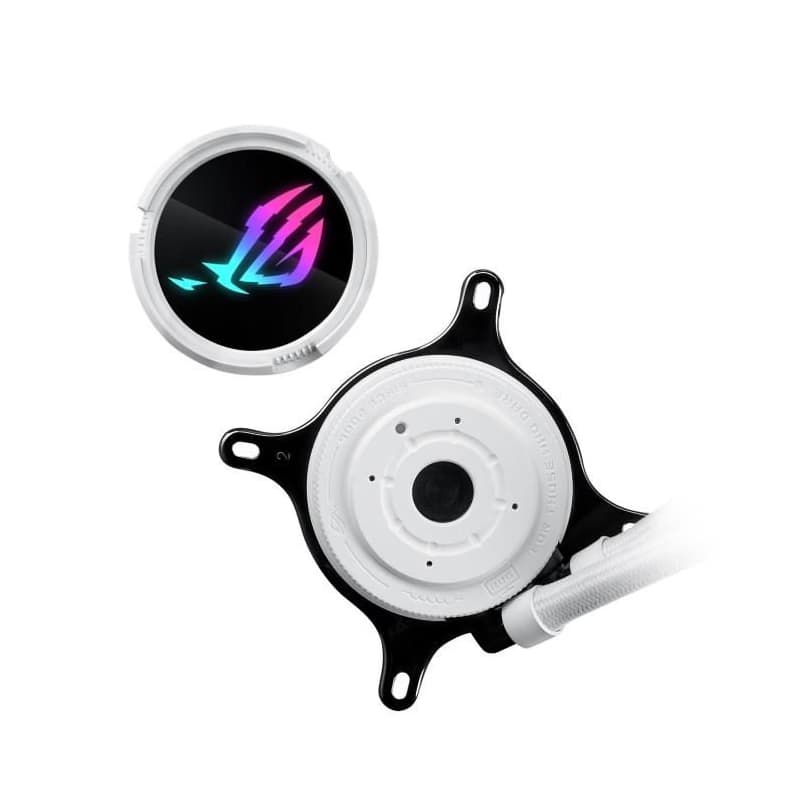 ASUS vodný chladič CPU AIO ROG STRIX LC III 240 ARGB WHITE, 2x120mm, LGA1851, AM5 4