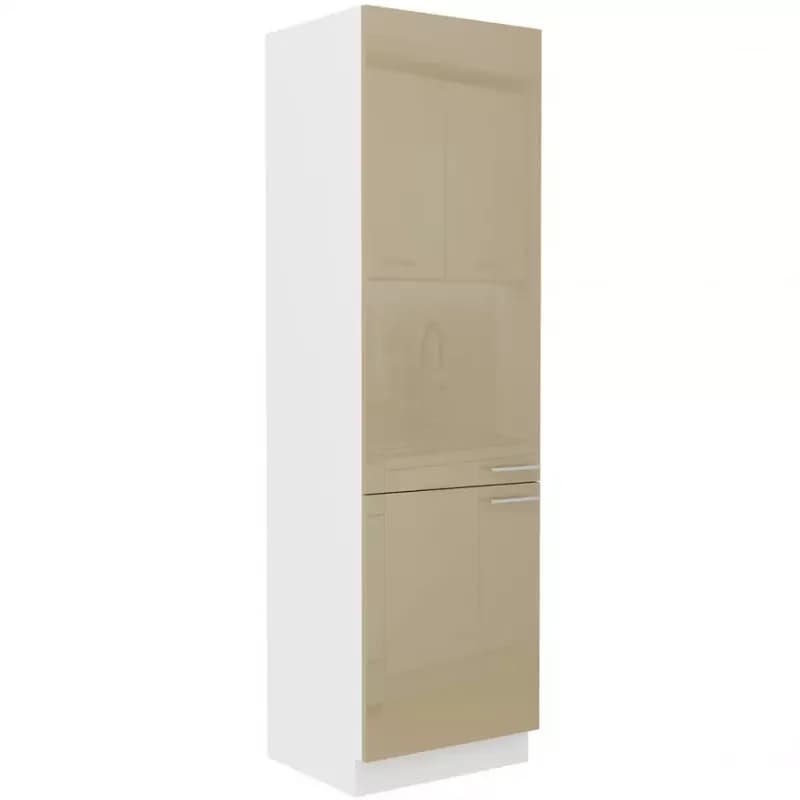 Kuchynská skrinka Lara 60dk-210 2f Bb Mdf Cappucino lesk 1