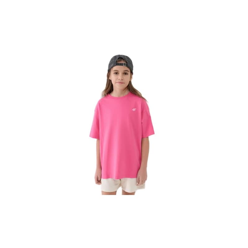 Dievčenské tričko s krátkym rukávom 4F JUNIOR TSHIRT F1851-54S-PINK