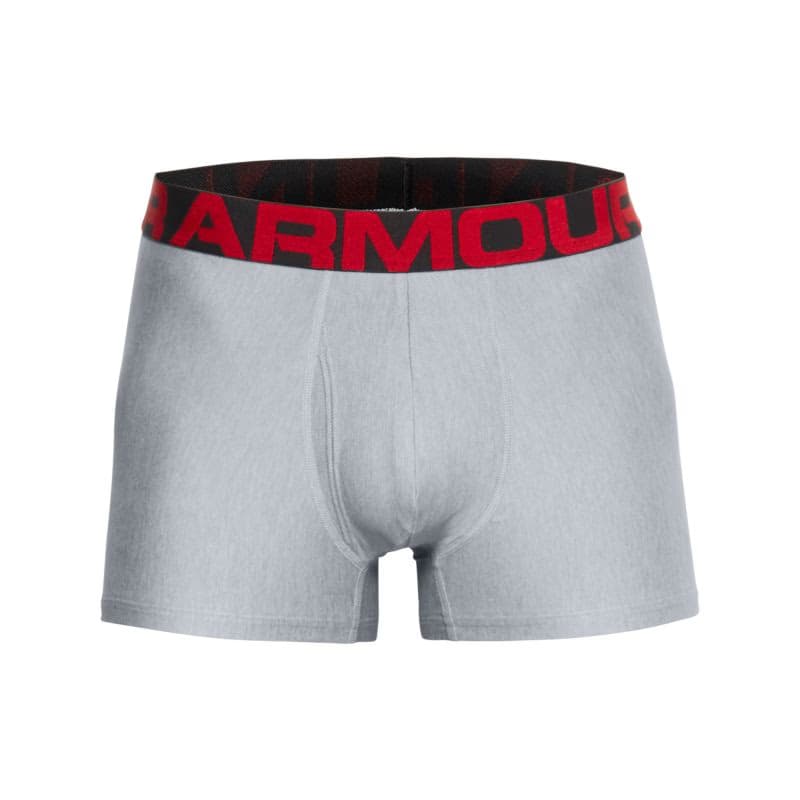 Pánske boxerky UNDER ARMOUR UA Tech 3in 2 Pack-GRY 2
