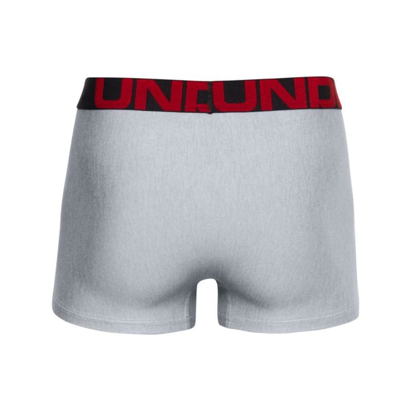 Pánske boxerky UNDER ARMOUR UA Tech 3in 2 Pack-GRY 3