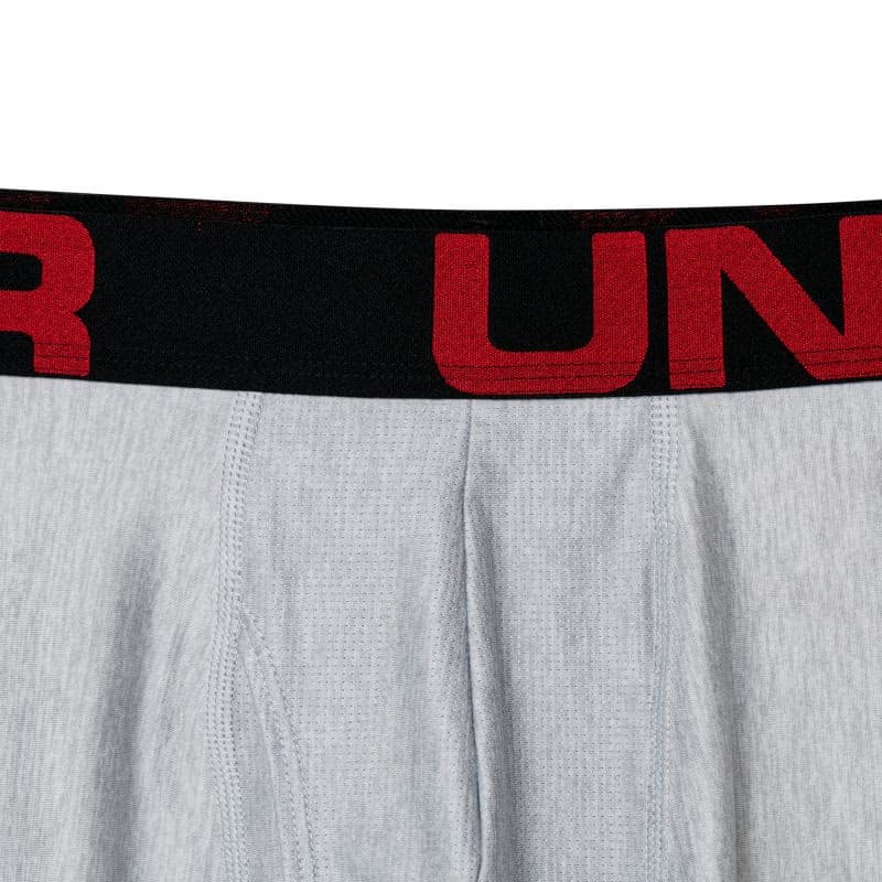 Pánske boxerky UNDER ARMOUR UA Tech 3in 2 Pack-GRY 4
