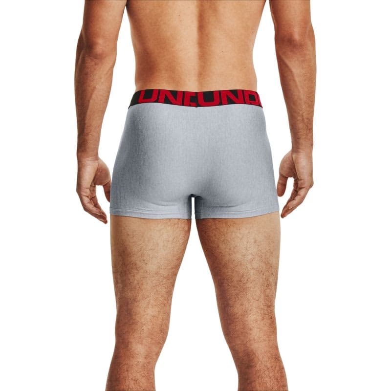 Pánske boxerky UNDER ARMOUR UA Tech 3in 2 Pack-GRY 6