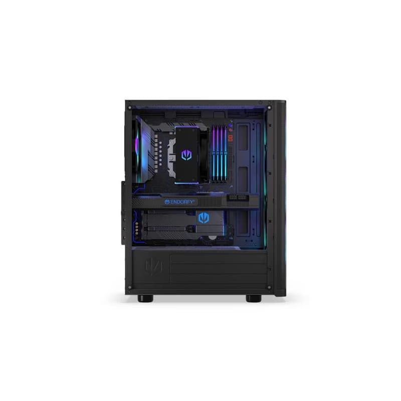 ENDORFY Case Ventum 200 ARGB, Priehľadná bočnica, ATX, 4x120mm ARGB Fan, čierna 3