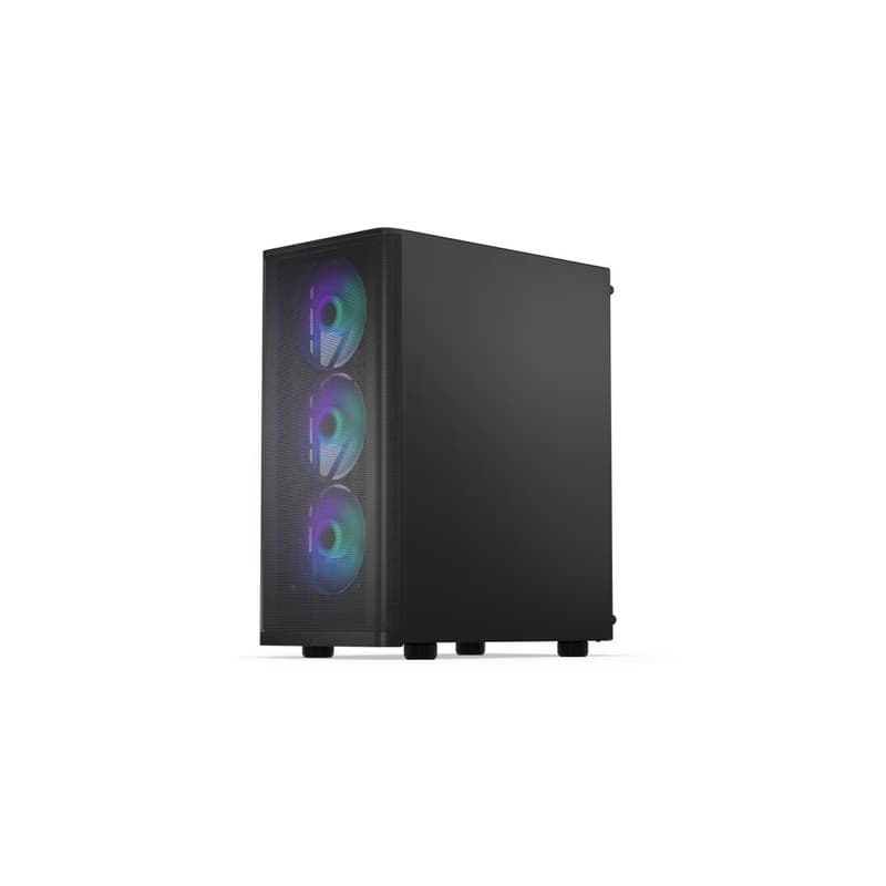ENDORFY Case Ventum 200 ARGB, Priehľadná bočnica, ATX, 4x120mm ARGB Fan, čierna 6