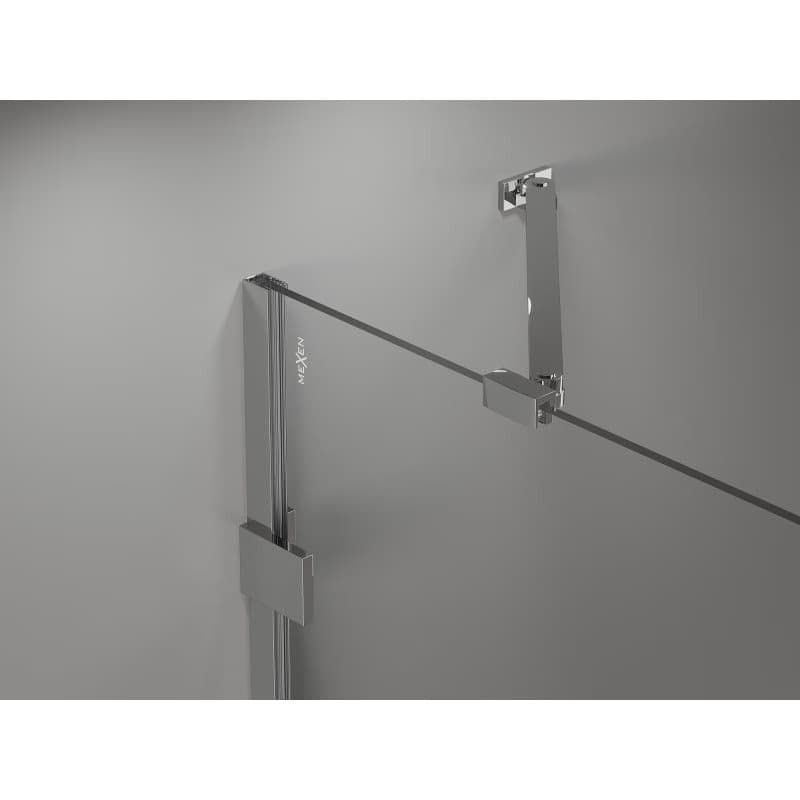 MEXEN/S - Lunar vaňová zástena FIX 60 x 150, transparent, chróm 897-060-000-01-00 2